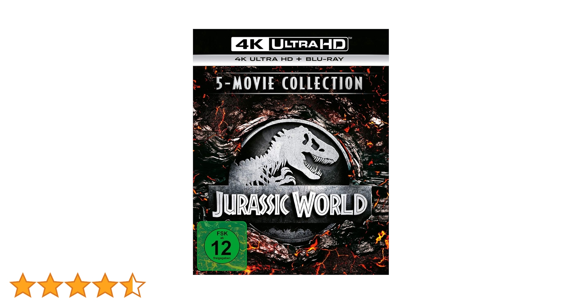 Jurassic World - 5-Movie Collection (4K Ultra-HD) (5 BR4Ks +